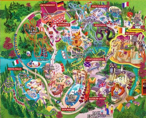 Theme Park Brochures Busch Gardens Williamsburg - Theme Park Brochures