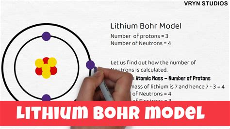 This video explains how to draw Lithium Bohr Model. It shows the number of Protons, Neutrons and ...