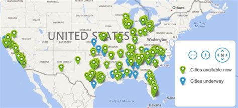 Fiber Optic Internet Map