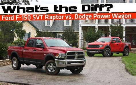 Dodge Power Wagon vs Ford Raptor | DodgeTalk Forum