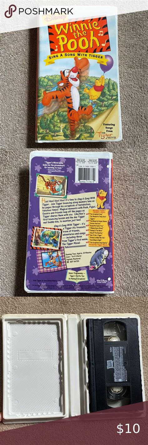 Disney Winnie the Pooh Sing a Song with Tigger Movie Vintage VHS | Disney winnie the pooh ...