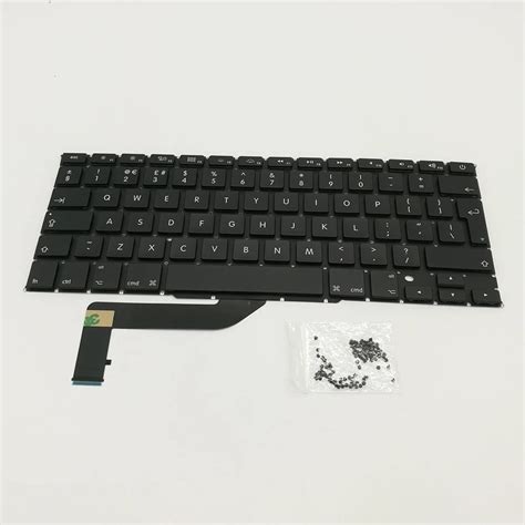 Brand New Laptop Keyboard For Macbook Pro 15" A1398 2012 2015 UK Version With Screw-in ...