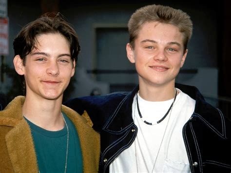 Leonardo Dicaprio And Tobey Maguire Young