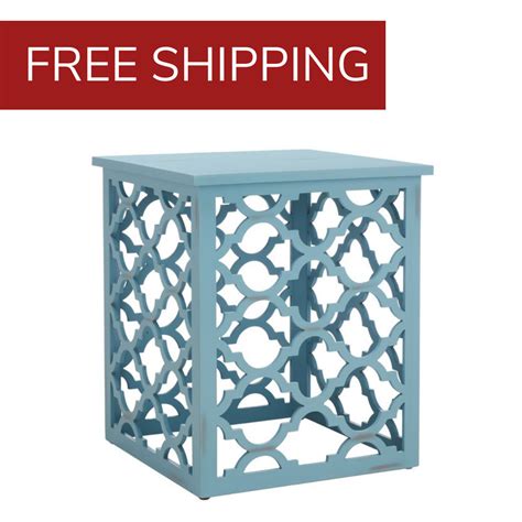 Latticework Side Table - Wallaroo's Furniture & Mattresses