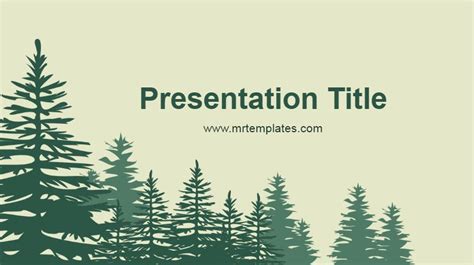 Forest Template Powerpoint Free - FREE PRINTABLE TEMPLATES