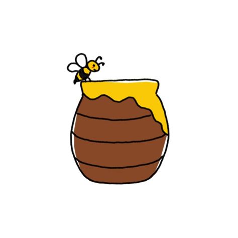 How to Draw a Honey Jar - Step by Step Easy Drawing Guides - Drawing Howtos