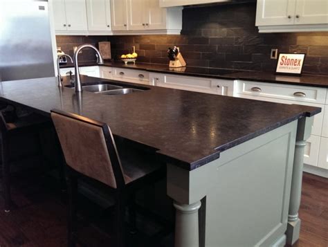 Leathered Granite Kitchen Countertops — Randolph Indoor and Outdoor Design