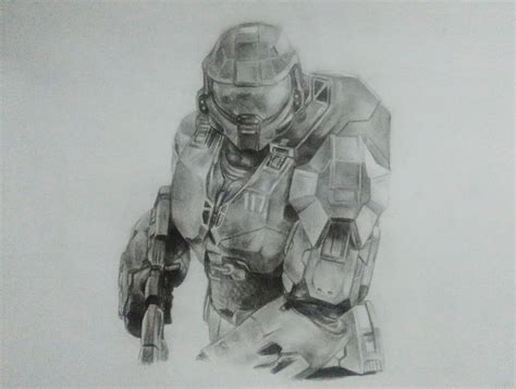 Halo Master Chief Drawing