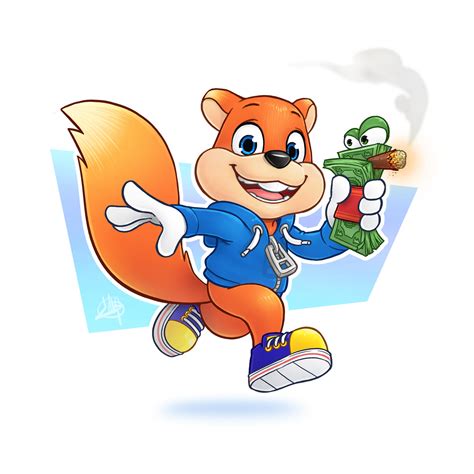 Day 10- Conker by LuigiL on DeviantArt