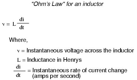 Inductance Equation