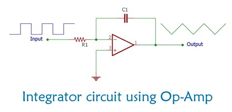 Op Amp Integrator Circuit Diagram