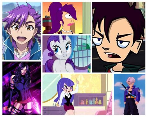 15 Popular Cartoon Characters Sporting Purple Hair