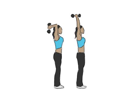 Standing Dumbbell Triceps Extension