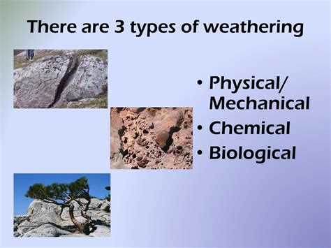 Types Of Weathering Diagram