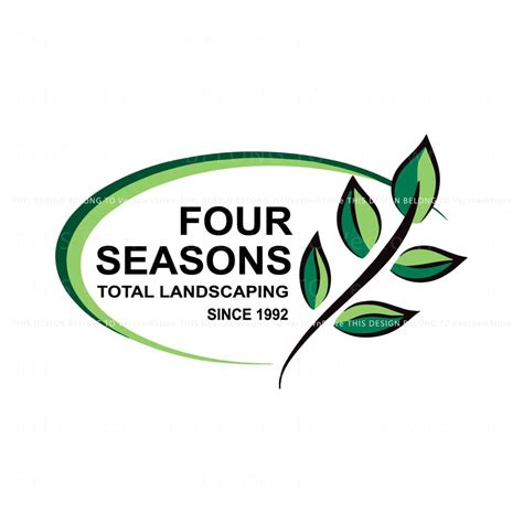 Four Seasons Total Landscaping Inc Logo SVG Cricut Files