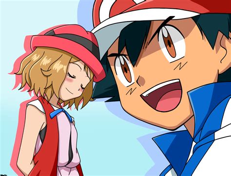 Serena I miss you. Ash Ketchum by Spartandragon12 on DeviantArt