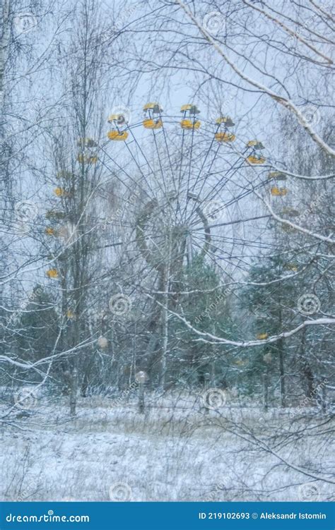 Pripyat, Exclusion Zone of the Chernobyl Disaster. Stock Image - Image of empty, town: 219102693