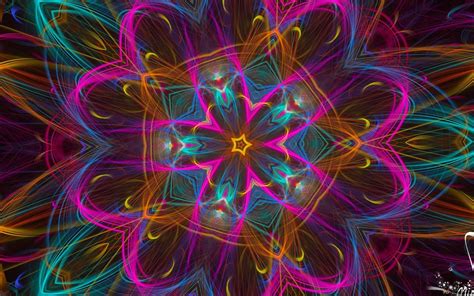 Fractal flower HD wallpaper download