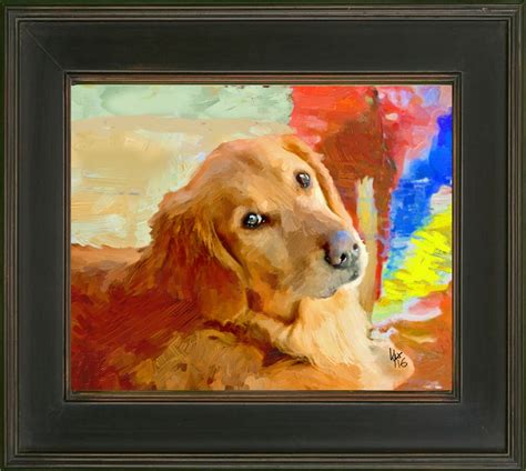 Golden Retriever Art Golden Retriever Dog Art Art Retriever - Etsy