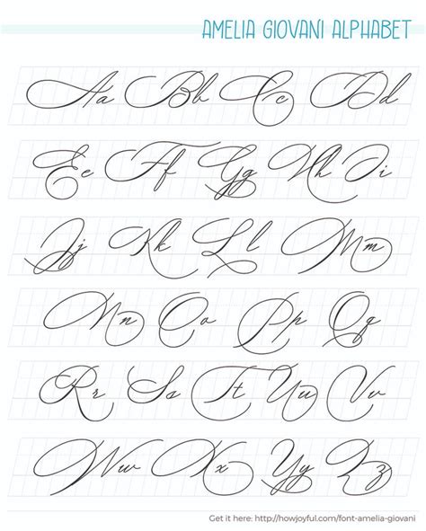 Calligraphy alphabets: What are lettering styles? + FREE WORKSHEETS