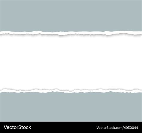 Torn paper ripped paper edges Royalty Free Vector Image