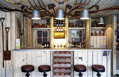 How To Make A Bar Shed From A Backyard Garden Shed - Simplemost