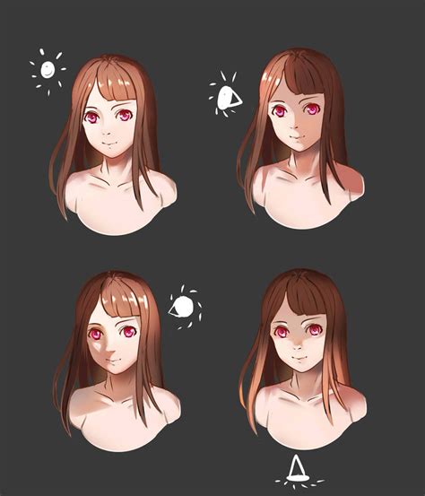 Simple Face Lighting Reference by SYSEN on DeviantArt