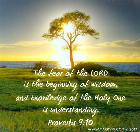 The Fear of the Lord is the beginning of wisdom | Markvin Subida