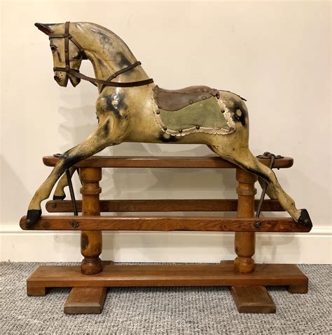 Small Antique Victorian Rocking Horse