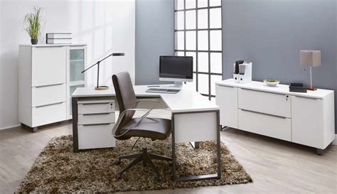 Modern White Office Desk - House of Denmark House of Denmark