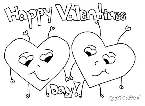 Coloring Pages Valentines Day Free Printable - Coloring Home