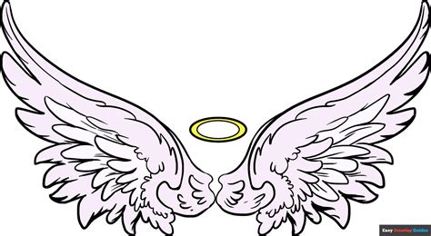 How to Draw Angel Wings: Easy Step-by-Step Angel Wings Drawing Tutorial for Beginners