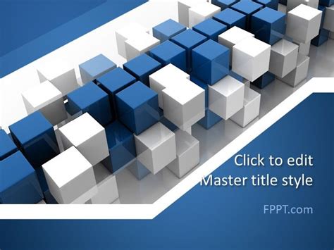 Free Abstract Blue PowerPoint Template | Powerpoint templates, Powerpoint template free, Powerpoint