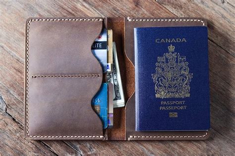 Travel Wallet | Personalized Leather Passport Holder