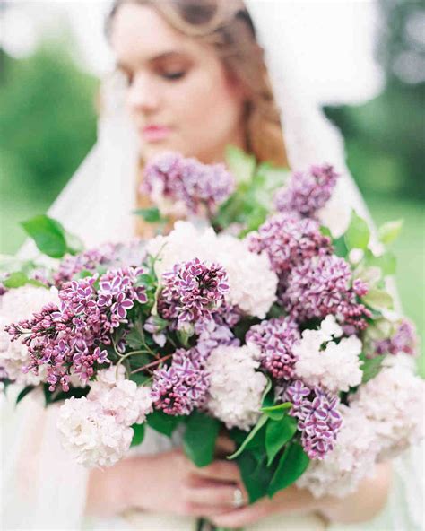 Fresh & Fragrant Lilac Wedding Bouquets | Martha Stewart Weddings