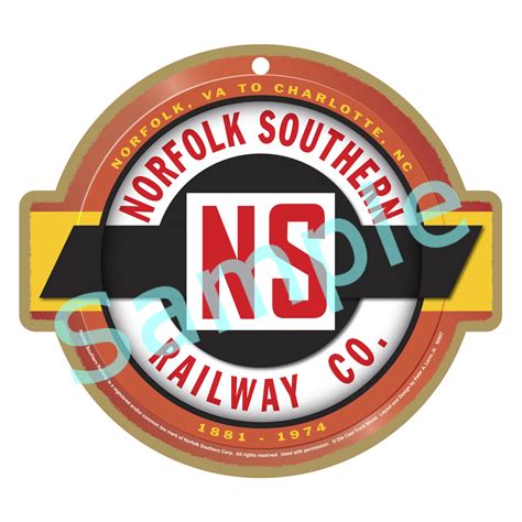 Norfolk Southern Railway Logo Wood Plaque / Sign - Etsy