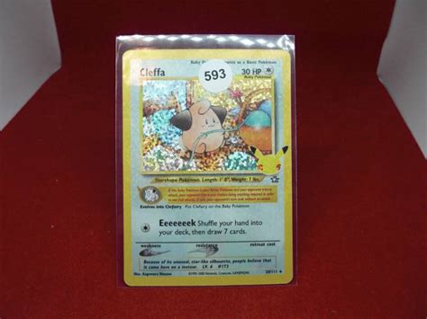 Cleffa Shiny Pokemon Card