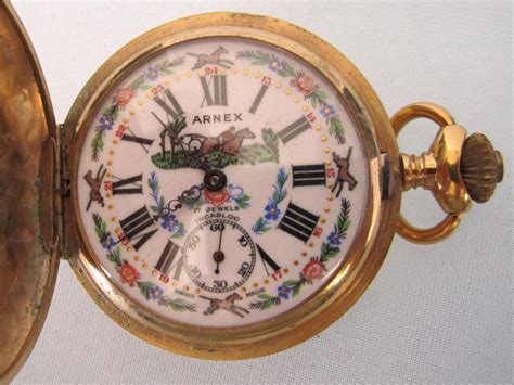 Vintage Arnex Incabloc Swiss Pocket Watch