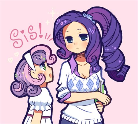 Rarity and Sweetie Belle by HinoHimeSan on DeviantArt