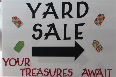 Homemade Yard Sale Signs | Home and Garden Reference