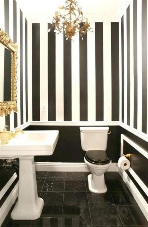 Review Of Black And White Striped Bathroom Ideas References - Decor