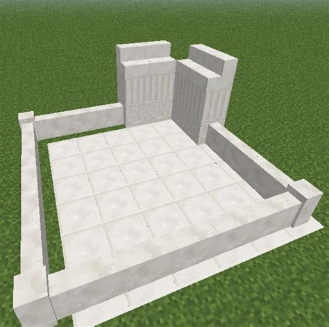 Minecraft Quartz Wall Design - Decoration Ideas