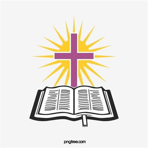 Open Bibles Clipart Hd PNG, Glowing Cross With Open Bible, Faith Clipart, Bible, Cross PNG Image ...