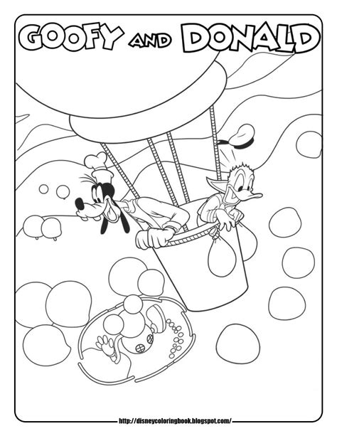 Disney Coloring Pages and Sheets for Kids: Mickey Mouse Clubhouse 3: Free Disney Coloring Sheets