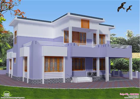 2419 sq.feet flat roof house design | House Design Plans