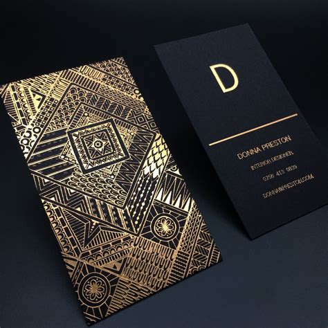 Foil Embossed Business Cards: Elevate Your Professional Image - BusinessCards