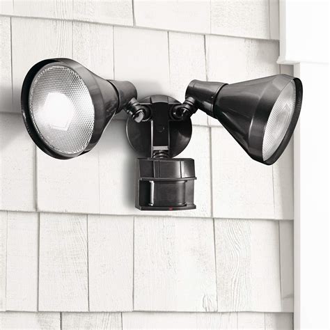 Two-Light Bronze 180-Degree Motion Sensor Security Light - #J3232 | Lamps Plus