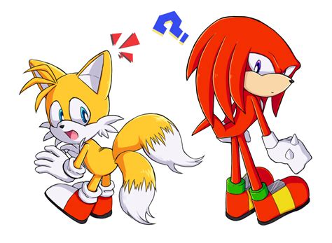 tails and knuckles by mas2a on DeviantArt