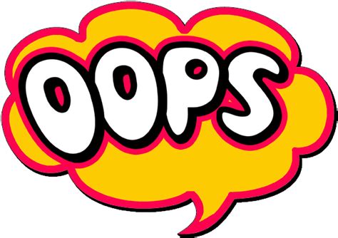 Oops Clip - ClipArt Best