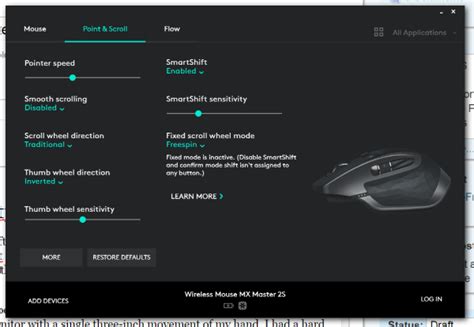 rast Porucha blýskavý logitech performance mx software setpoint polemický príjem algebra